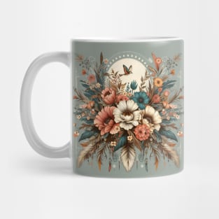 Vintage Blooms Boho Mug